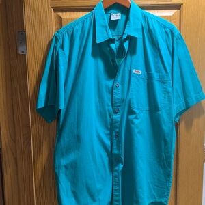 Casual Button Down Logo Shirt